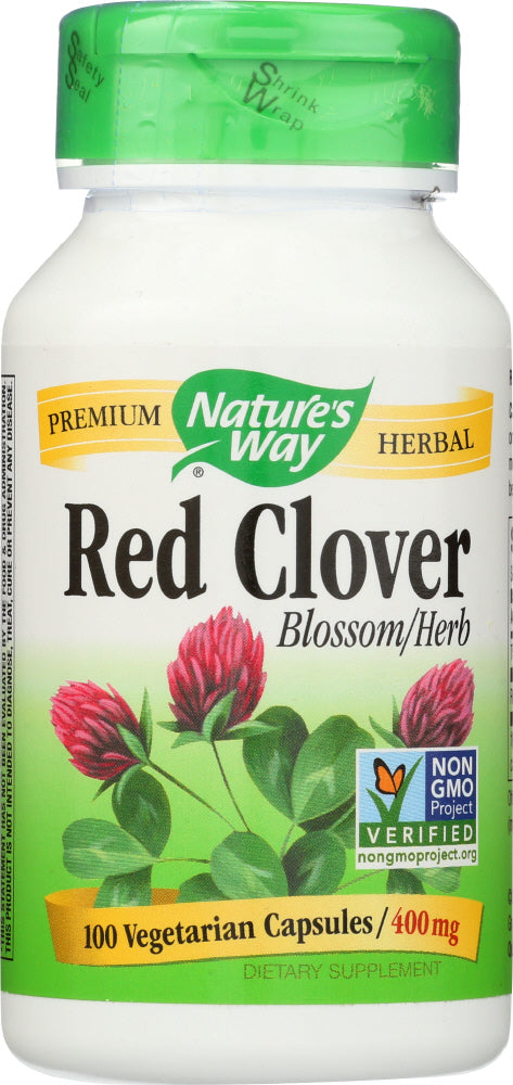 NATURES WAY: Red Clover Blossom/Herb 10 Vegetarian, 100 cp