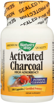 NATURES WAY: Activated Charcoal, 100 cp