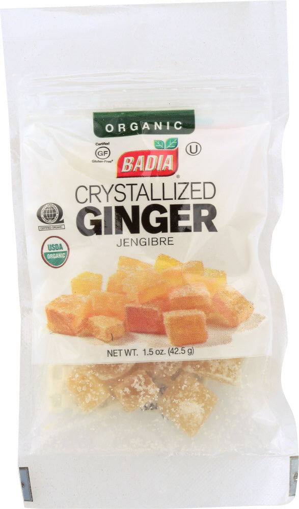 BADIA: Crystallized Ginger Organic, 1.5 oz