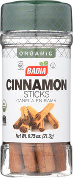 BADIA: Cinnamon Sticks Organic, 0.75 oz