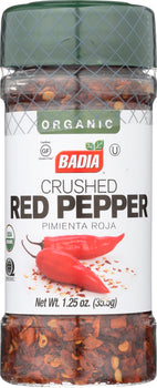 BADIA: Crushed Red Pepper Organic, 1.25 oz