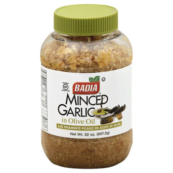 BADIA: Garlic Minced in Olive Oil, 32 oz