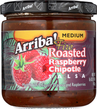 ARRIBA: Roasted Raspberry Chipotle Salsa, 16 oz