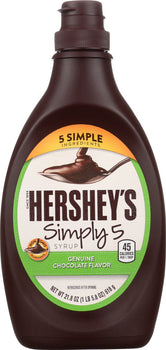 HERSHEY: Simply 5 Chocolate Syrup, 21.8 oz