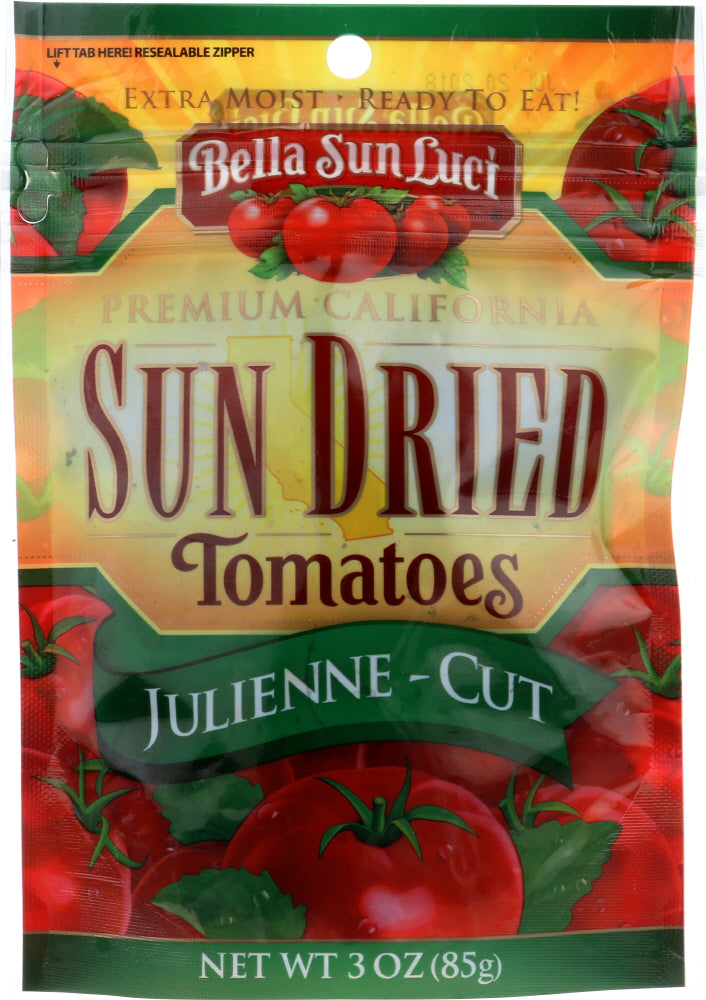 BELLA SUN LUCI: Sundried Tomato Julienne Cut, 3 oz