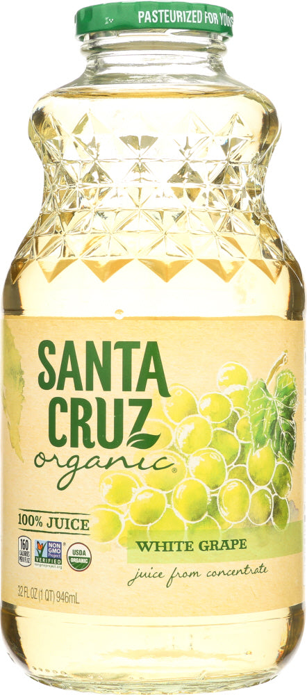 SANTA CRUZ: Organic White Grape Juice, 32 Oz