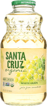 SANTA CRUZ: Organic White Grape Juice, 32 Oz