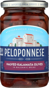 PELOPONNESE: Olive Kalamata Halved, 6.4 oz