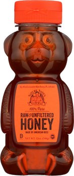 NATURE'S NATE: 100% Pure Raw & Unfiltered Honey, 12 oz