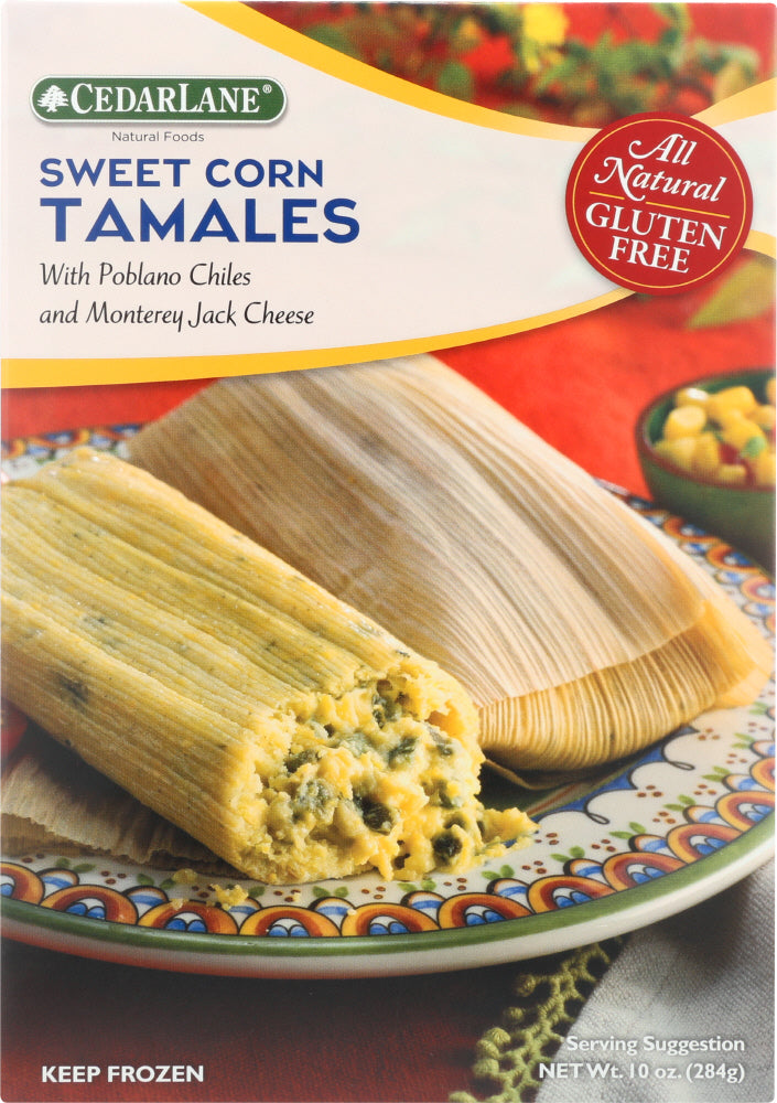 CEDARLANE: Gluten Free Sweet Corn Tamales, 10 oz