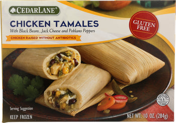 CEDARLANE: Chicken Tamales, 10 oz