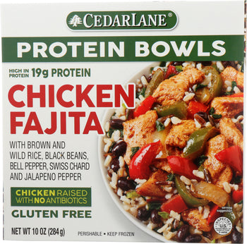 CEDARLANE: Entree Chicken Fajita Bowl, 10 oz