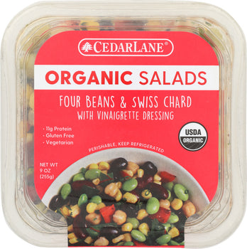 CEDARLANE FRESH: Salad Four Bean Swiss Chard, 9 oz