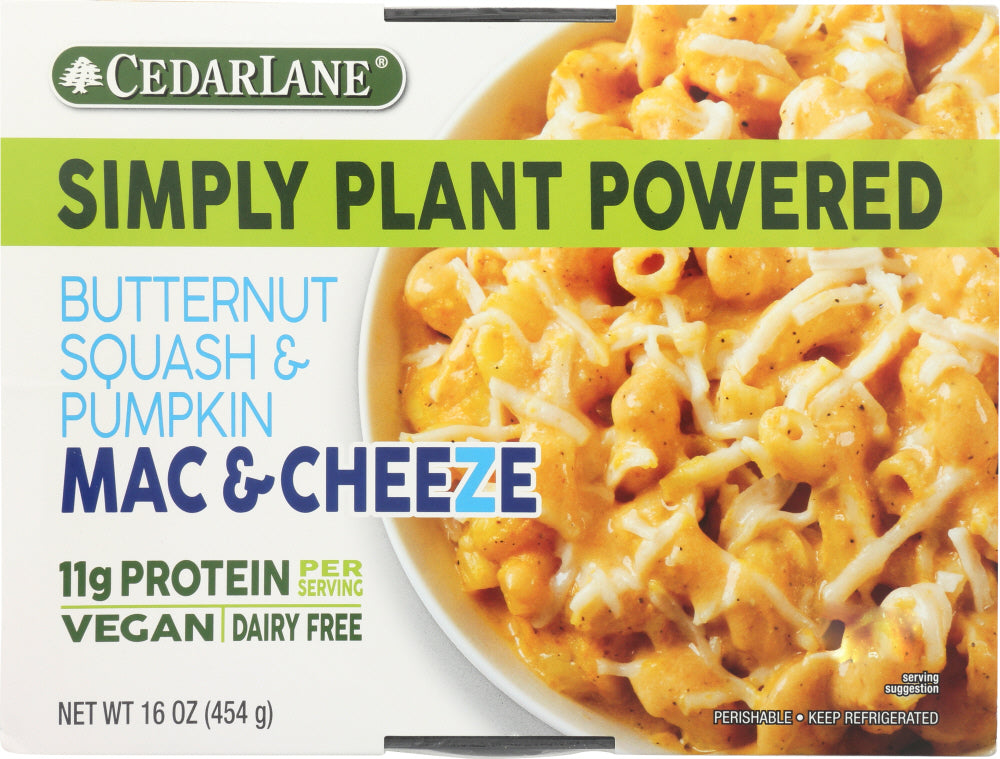 CEDARLANE: Butternut Squash & Pumpkin Mac & Cheeze, 16 oz