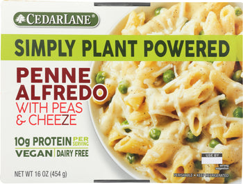 CEDARLANE: Penne Alfredo with Peas & Cheeze, 16 oz