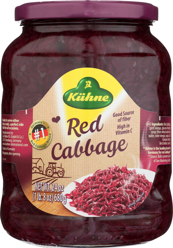 KUHNE: Red Cabbage, 24 oz