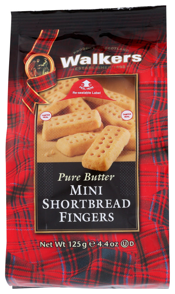 WALKERS: Mini Shortbread Fingers, 4.4 oz