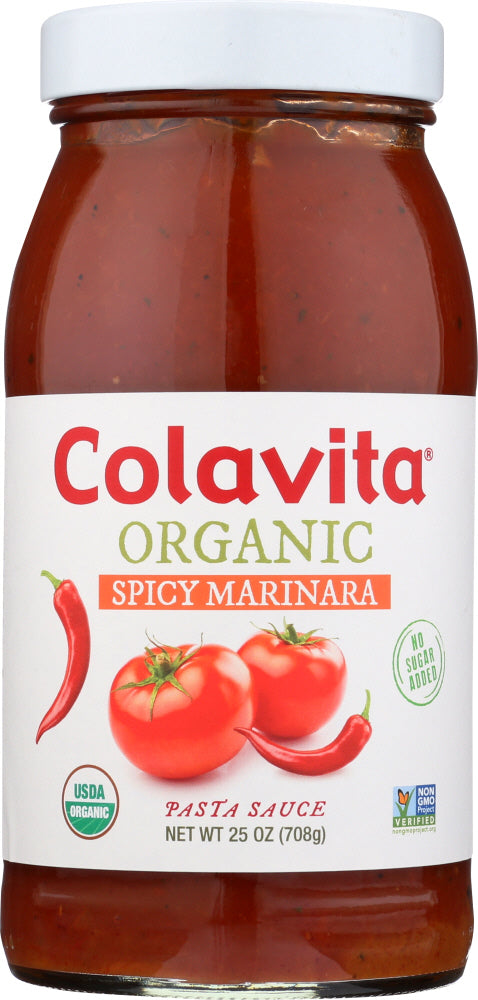 COLAVITA: Sauce Marinara Spicy Tomato Organic, 25 oz