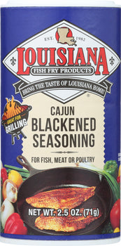 LOUISIANA FISH FRY: Cajun Blackened Seasoning, 2.5 oz