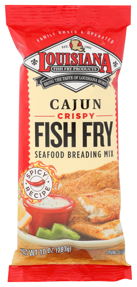 LOUISIANA FISH FRY: Cajun Crispy Fish Fry, 10 oz