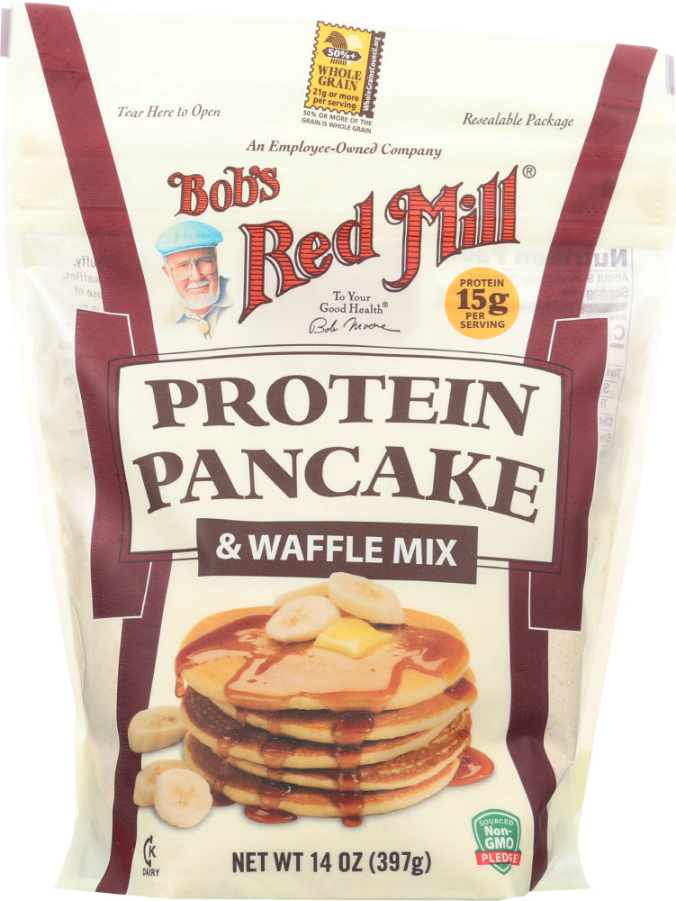 BOBS RED MILL: Protein Pancake & Waffle Mix, 14 oz