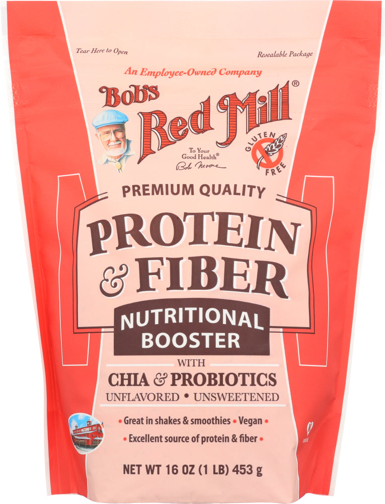 BOBS RED MILL: Protein & Fiber Nutritional Booster, 16 oz