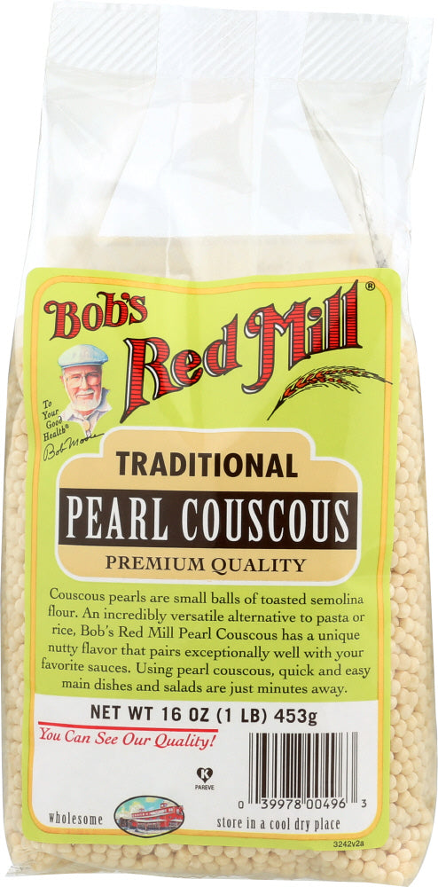 BOBS RED MILL: Traditional Pearl Couscous, 16 oz