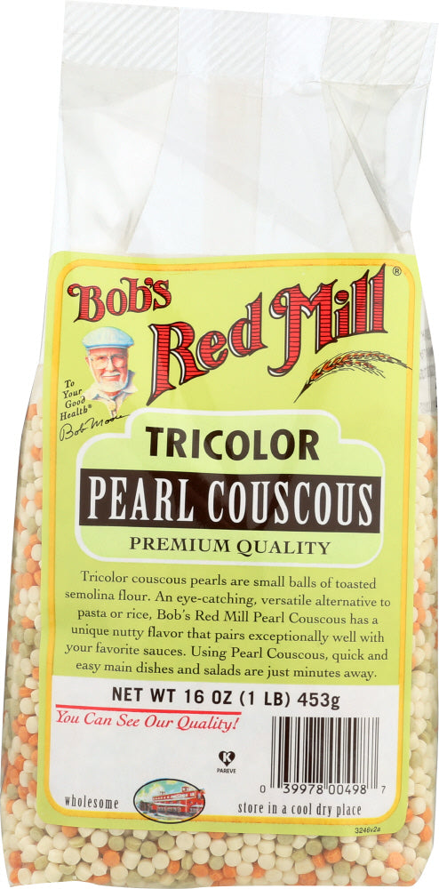 BOBS RED MILL: Tricolor Pearl Couscous, 16 oz