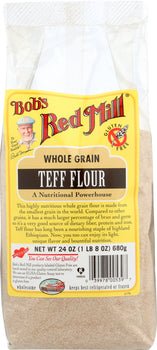 BOBS RED MILL: Whole Grain Teff Flour, 24 oz