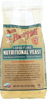 BOBS RED MILL: Nutritional Yeast Large Flake, 8 oz