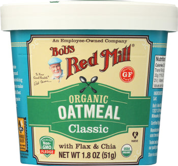 BOBS RED MILL: Organic Oatmeal Classic, 1.8 oz