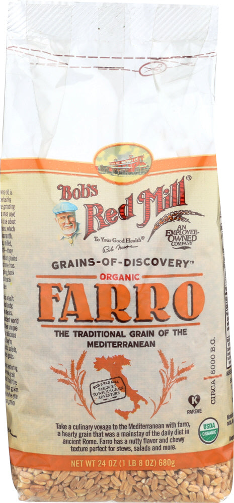 BOB'S RED MILL: Organic Farro, 24 oz