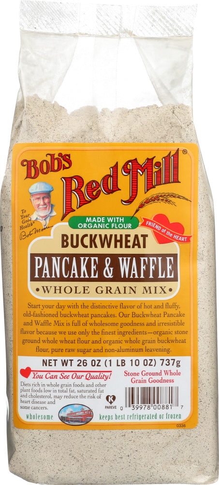 BOB'S RED MILL: Buckwheat Pancake & Waffle Whole Grain Mix, 26 oz