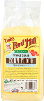 BOB'S RED MILL: Organic Whole Grain Corn Flour, 24 oz