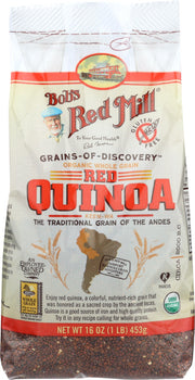 BOB'S RED MILL: Organic Whole Grain Red Quinoa, 16 oz