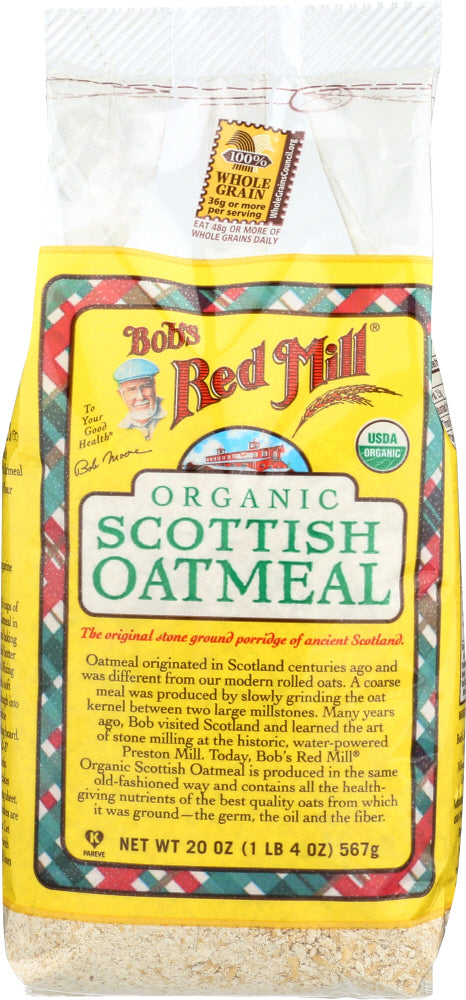 BOB'S RED MILL: Organic Scottish Oatmeal, 20 oz