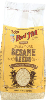 BOBS RED MILL: White Hulled Sesame Seeds, 16 oz