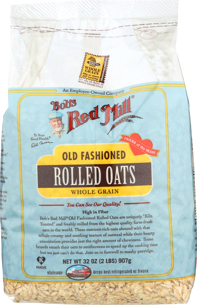 BOB'S RED MILL: Old Fashioned Rolled Oats Whole Grain, 32 Oz