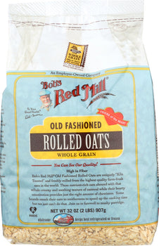 BOB'S RED MILL: Old Fashioned Rolled Oats Whole Grain, 32 Oz