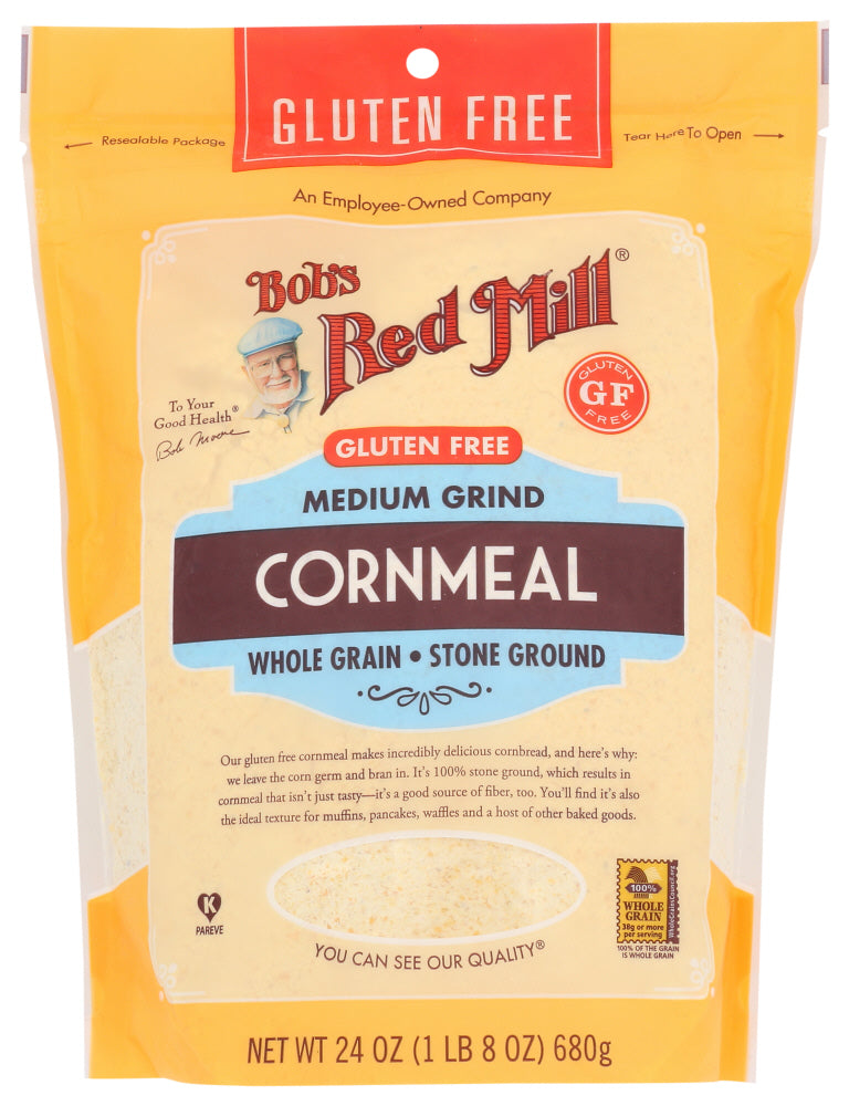 BOB'S RED MILL: Gluten Free Medium Grind Cornmeal, 24 oz