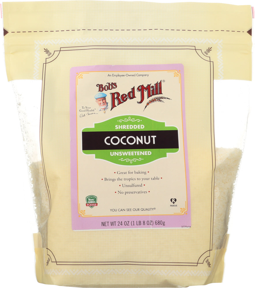 BOBS RED MILL: Shredded Coconut, 24 oz