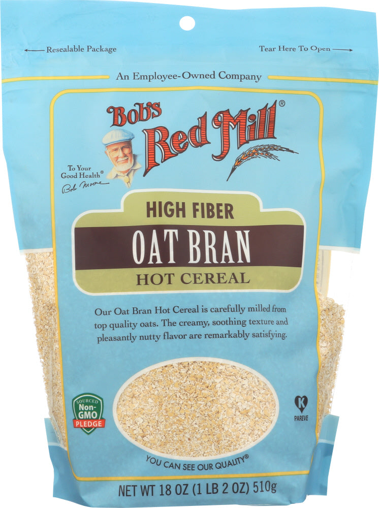 BOB'S RED MILL: High Fiber Oat Bran Hot Cereal, 18 oz