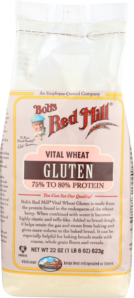 BOBS RED MILL: Vital Wheat Gluten Flour, 22 oz