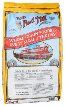 BOB'S RED MILL: 13 Bean Soup Mix, 25 Lb