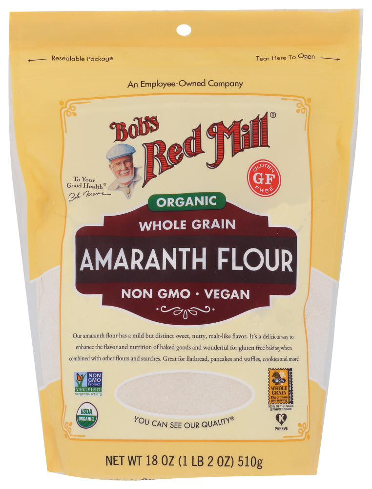 BOB'S RED MILL: Organic Whole Grain Amaranth Flour, 18 oz