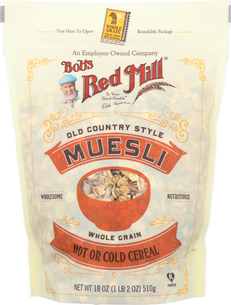 BOBS RED MILL: Old Country Style Muesli Whole Grain Cereal, 18 oz