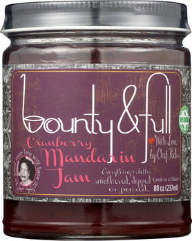 BOUNTY & FULL: Cranberry Mandarin Jam, 8 oz