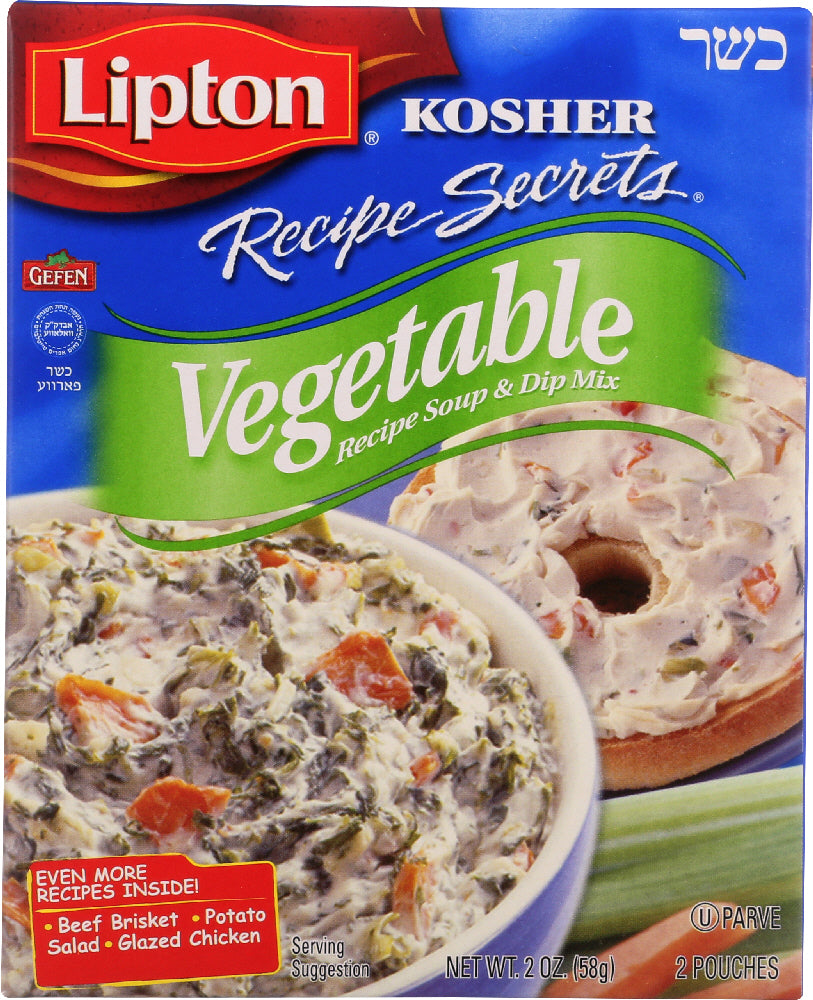 LIPTON KOSHER: Recipe Secrets Vegetable Soup, 2 oz