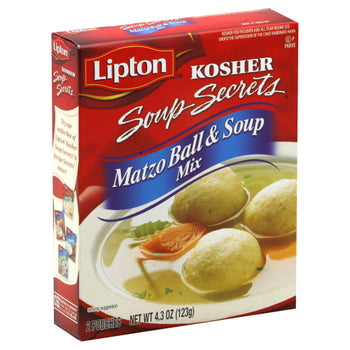 LIPTON KOSHER: Mix Soup and Matzo Ball, 4.3 oz