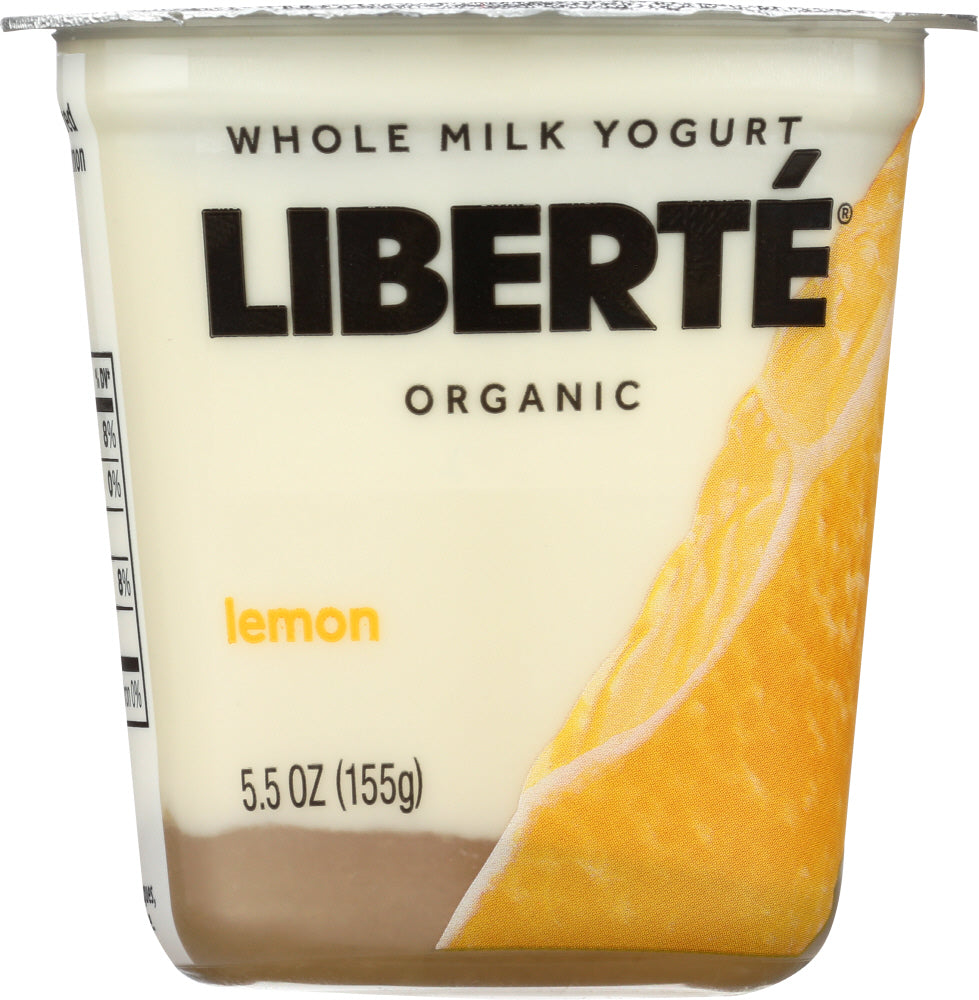 LIBERTE: Italian Lemon Organic Yogurt, 5.50 oz